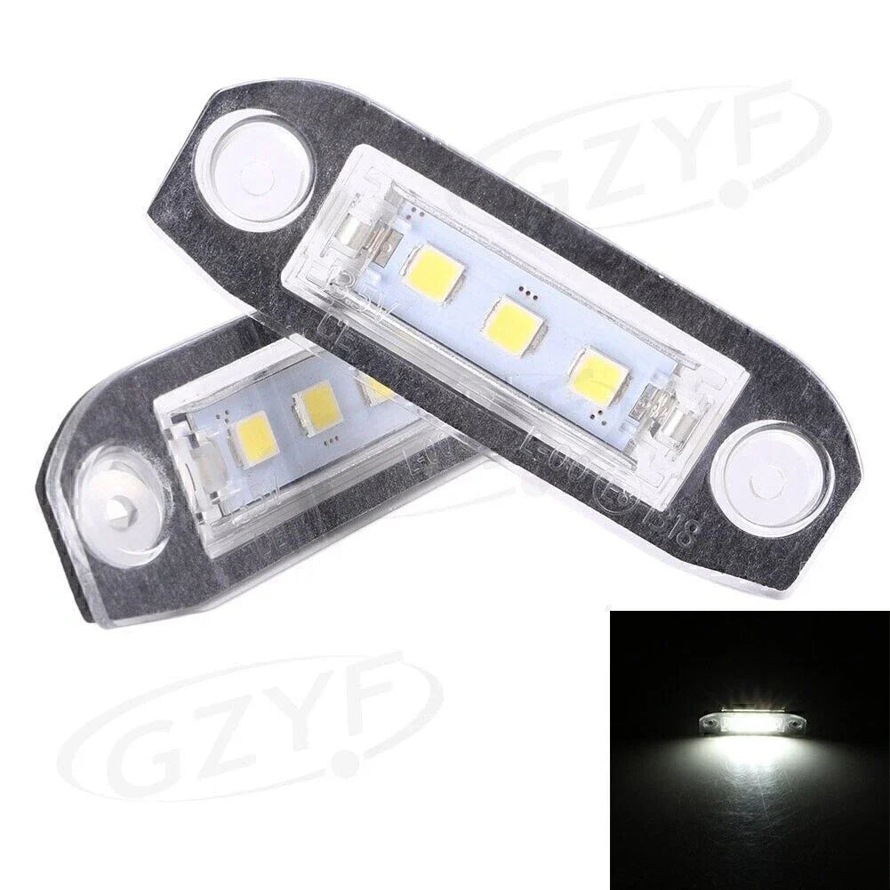 LED Rear License Plate Light for Volvo XC70 V50 C70 V70 XC60 (2001-2016)