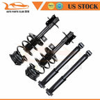 Set of 4 Complete Struts Springs with Mounts & Shocks for Nissan Sentra (2007–2012)