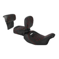 Driver Passenger Seat Backrests Pad for Harley Street Road Glide (2014-2023)