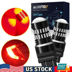 2X AUXITO 3157R 3057 4057 Red LED Turn Signal Brake Tail Light Bulb