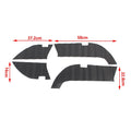 Set of 4 Car Door Anti Kick Pad Protection Covers for Mercedes Benz GLE W166 (2015–2019)