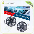 2X 10" Radiator Condenser Cooling Fan for Toyota Celica Corolla
