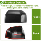 2X Side Mirror Cover Caps for Ford F150 (2015–2020) Black