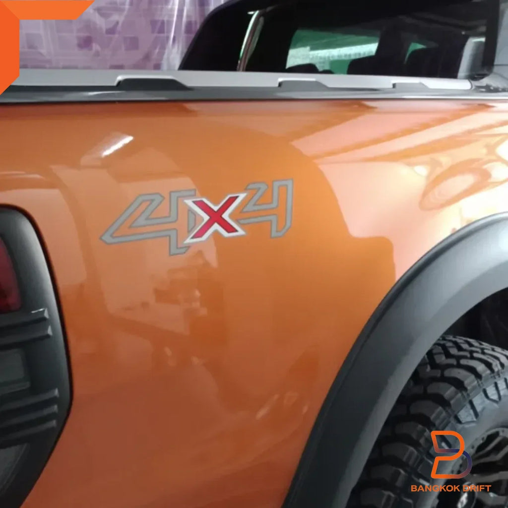 4x4 Side Cabin Rear Body Decal Sticker for Ford Ranger PX2 Wildtrak (2015-2018)