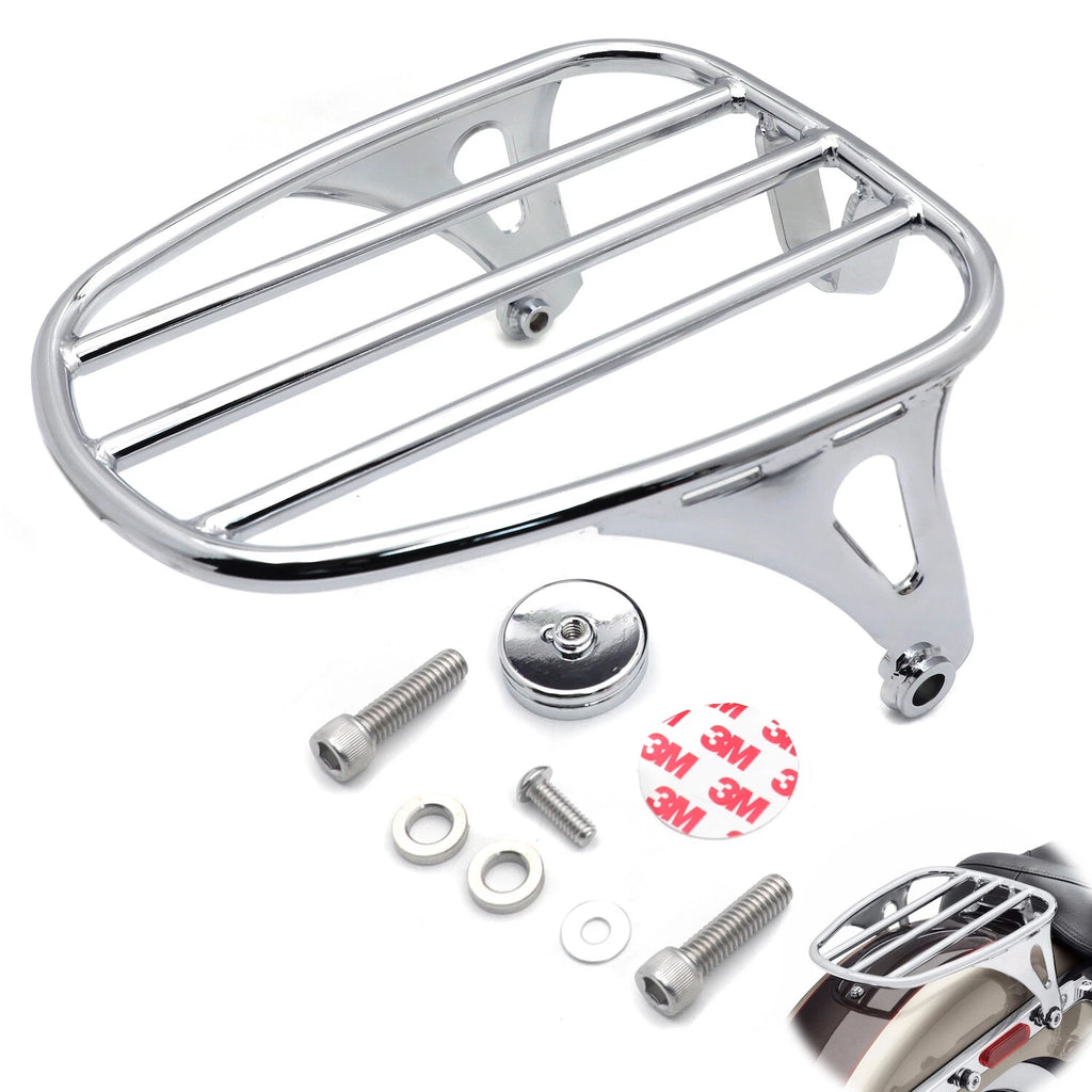 Steel Five Bar Luggage Bag Rack for Harley Softail Slim FLSL FXBB (2018–2023)