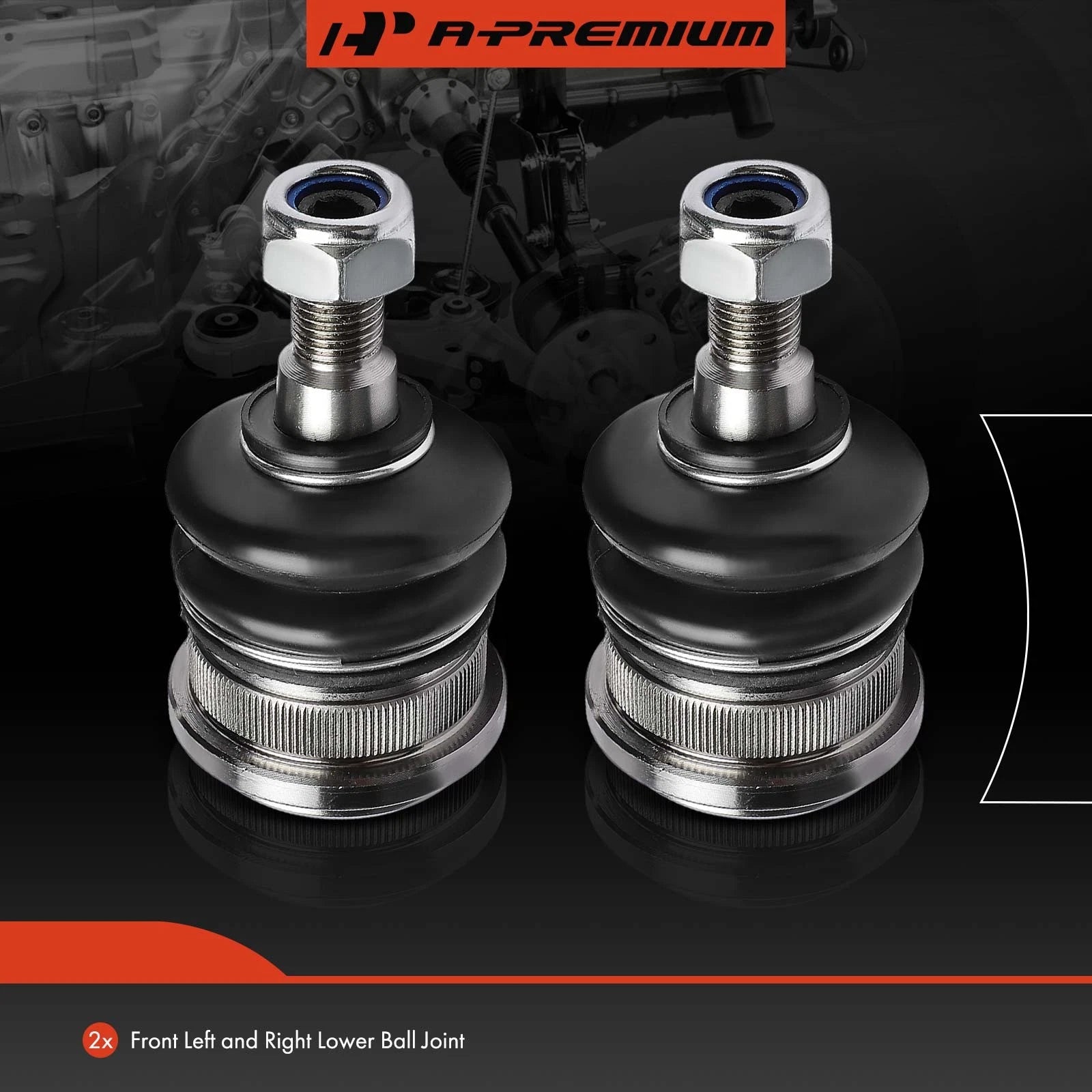 2X Front Lower Ball Joint Kit for Hyundai Elantra (2011–2024) Kia Forte