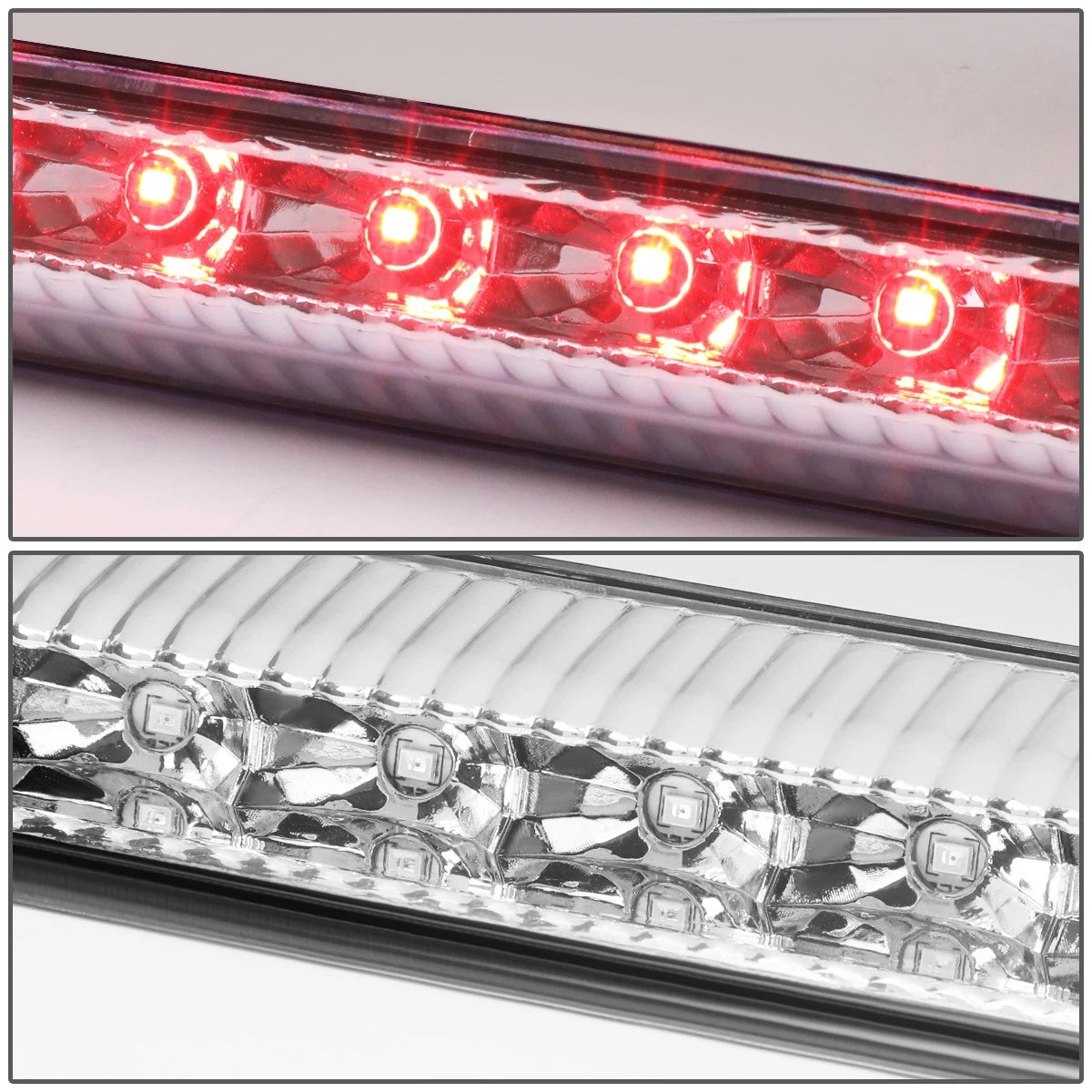LED Hi-Mount 3rd Tail Brake Light for Nissan Rogue (2014–2019) Chrome