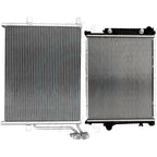 Aluminum Radiator & AC Condenser Cooling Kit for BMW 323i 323is (1999)