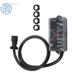 7 Way Trailer Cable with 7 Pin Plug for RV Trailer (6/8FT)