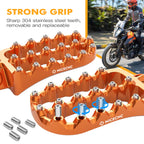0° Horizontal CNC Enlarged Wide Foot Pegs for KTM 390 Adventure (2020–2024)