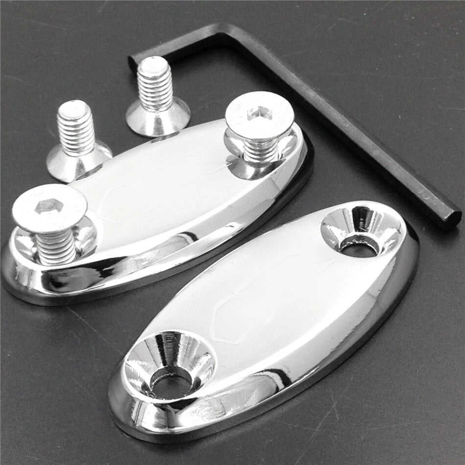 Mirror Block Off Base Plates for Honda CBR 600 F4 F4i 900 RR 929 954 1000RR