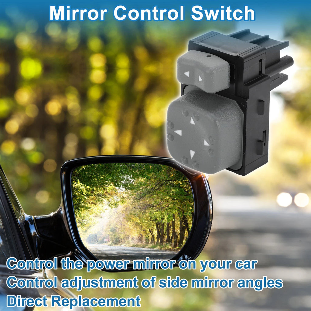 Car Mirror Switch for Chevrolet Blazer S10 (2002–2005) Plastic Black Gray