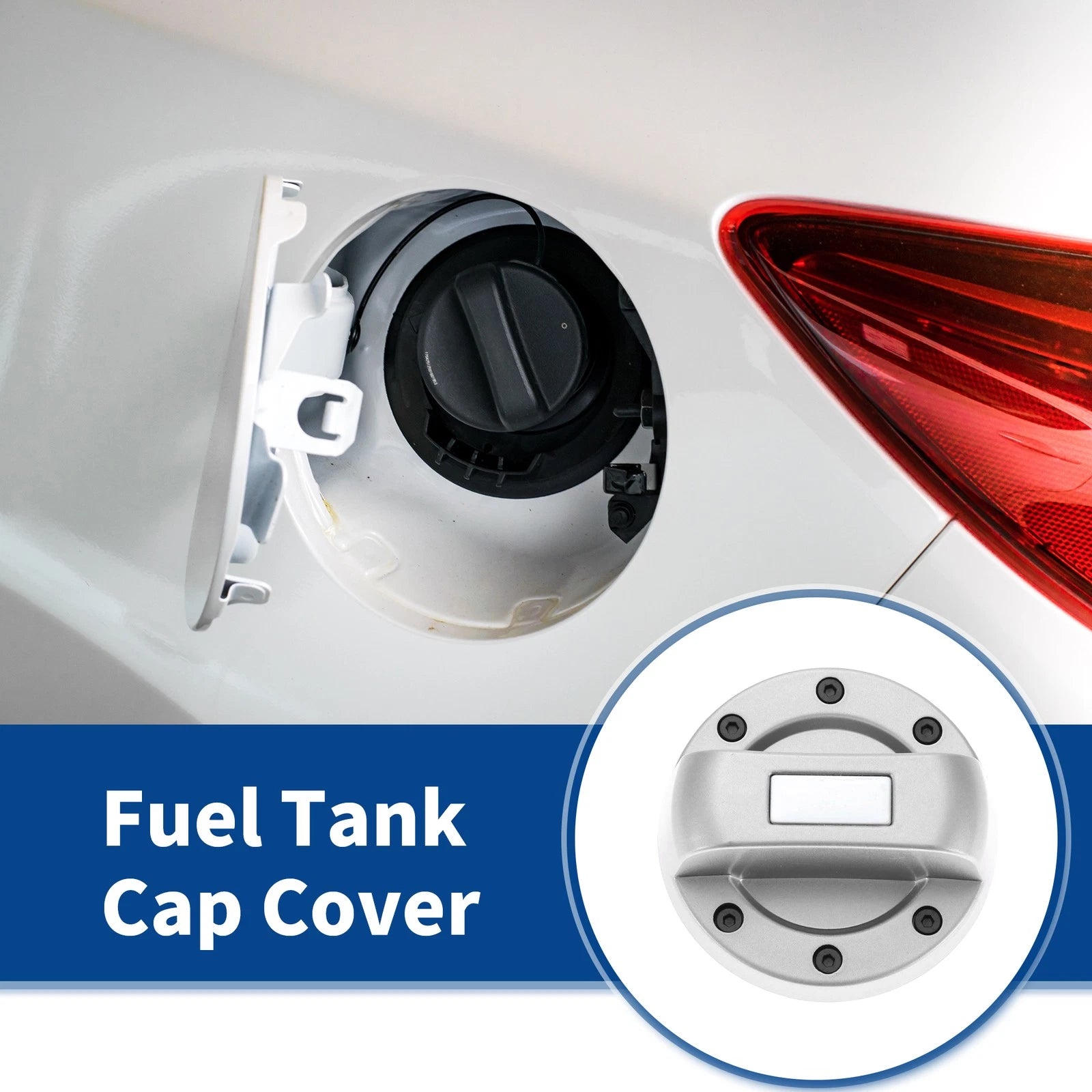 Gas Fuel Tank Cap Cover Trim Sticker for Suzuki Jimny (2019–2023)