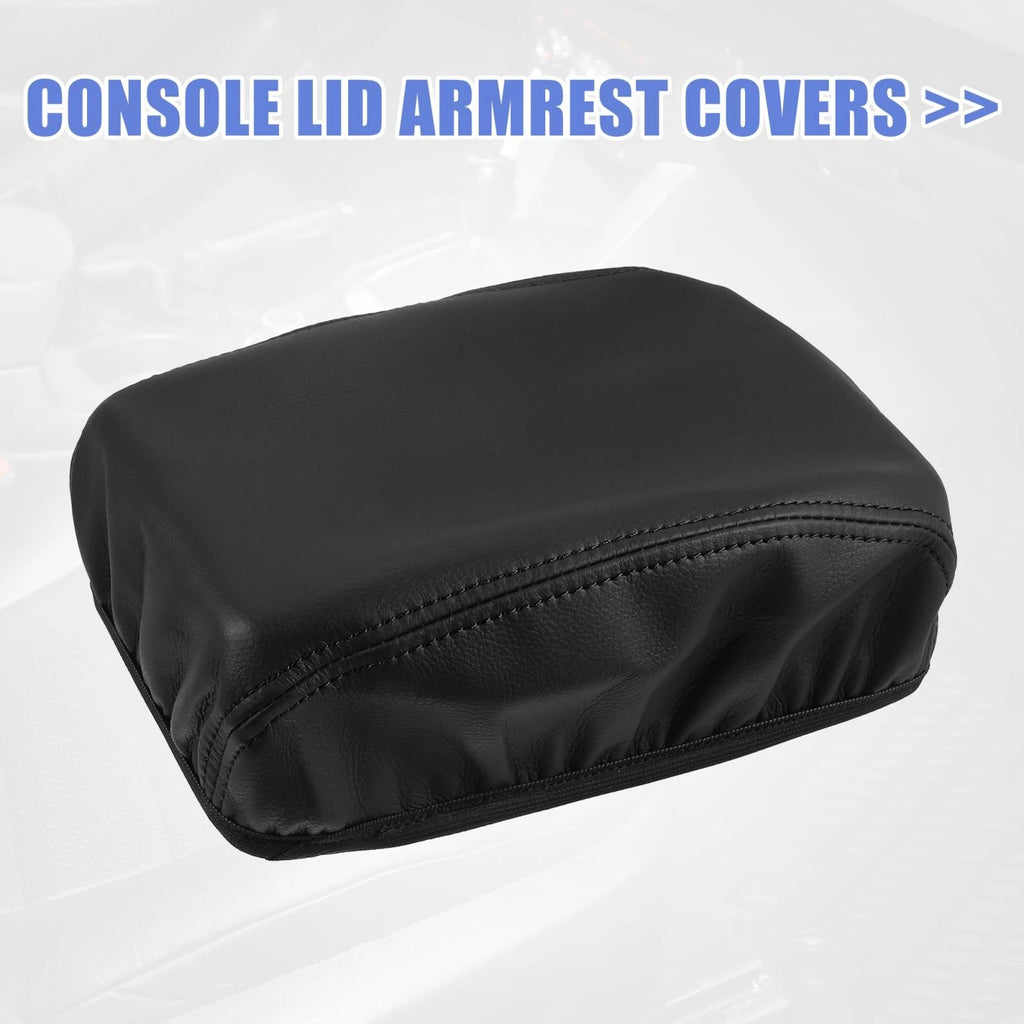 Armrest Protector Cover for Mazda 6 (2014–2018) Black Stitches