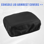 Armrest Protector Cover for Mazda 6 (2014–2018) Black Stitches
