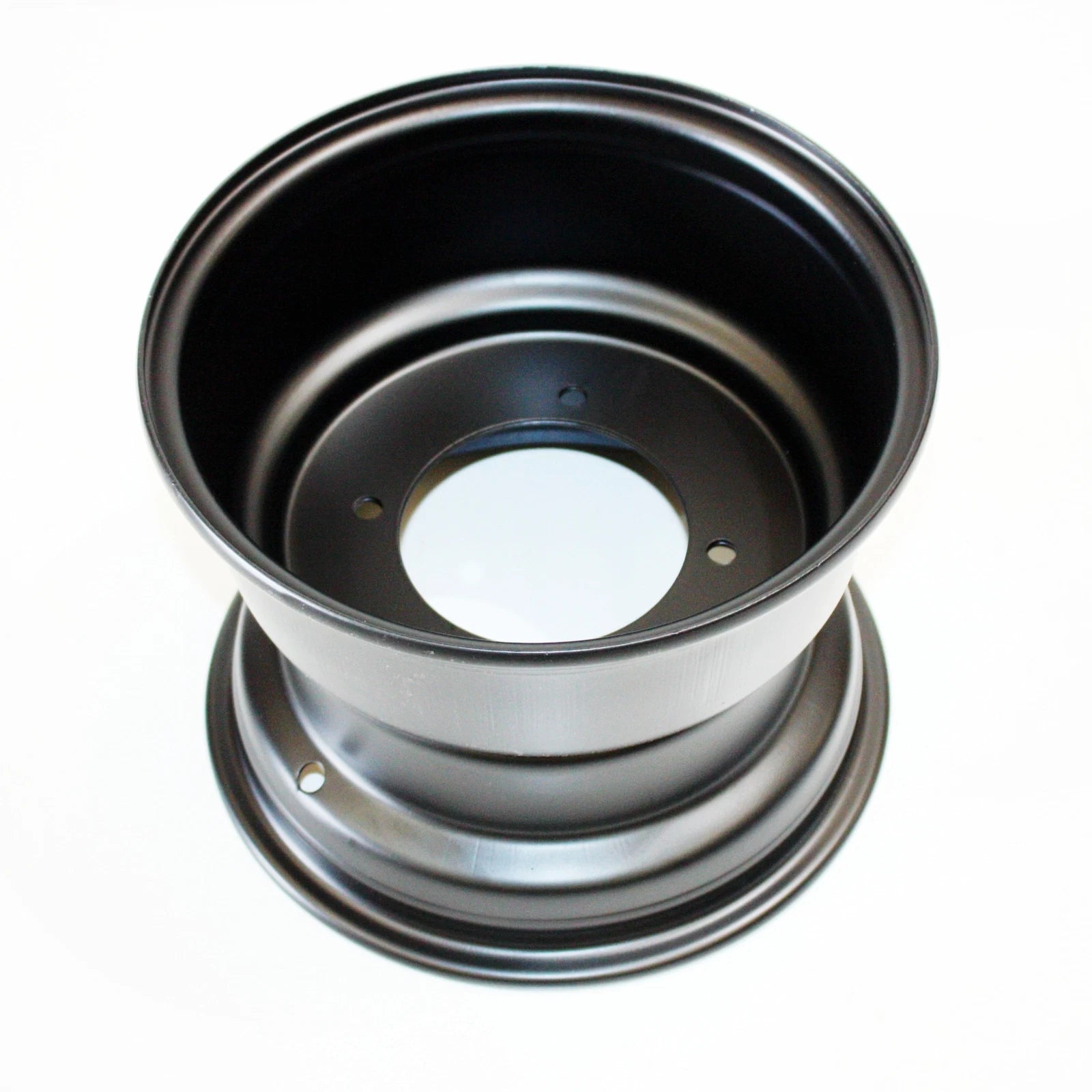 10" Black Rear Wheel Rim for Quad Dirt Bike ATV Buggy (110mm Hole, 4 Stud)