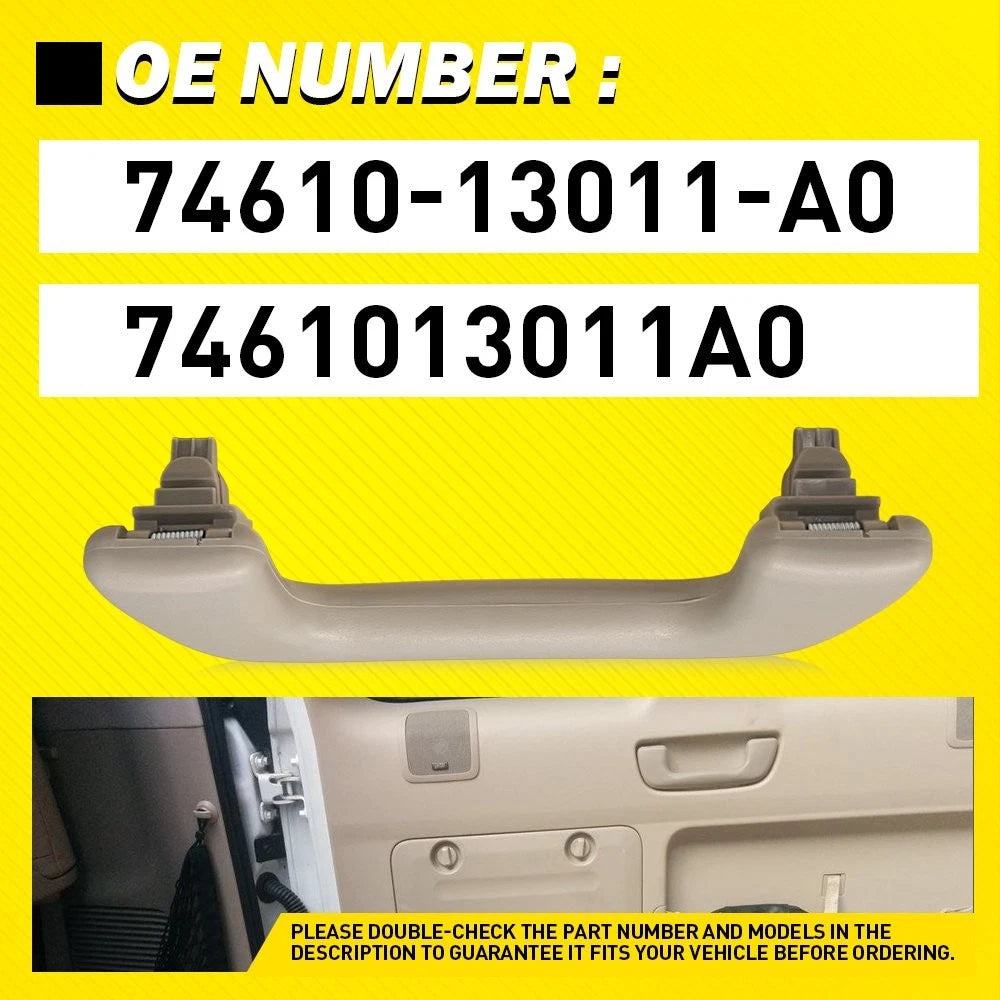 Inside Rear Hatch Door Grip Assist Handle with Clips for Lexus GX470 (2003–2009)