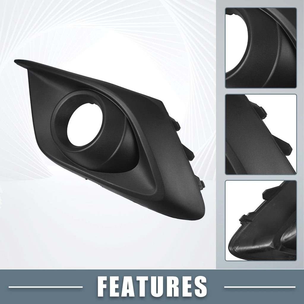 Pair Fog Light Grille Cover Trim for Mazda 3 (2014–2016)