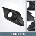 Pair Fog Light Grille Cover Trim for Mazda 3 (2014–2016)