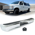 Chrome Rear Step Bumper for Ford Econoline E150 E250 E350 (1992–2014)