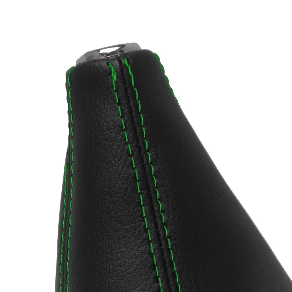 Manual Shift Boot for Honda CRX (1984–1987) Black Green Stitch