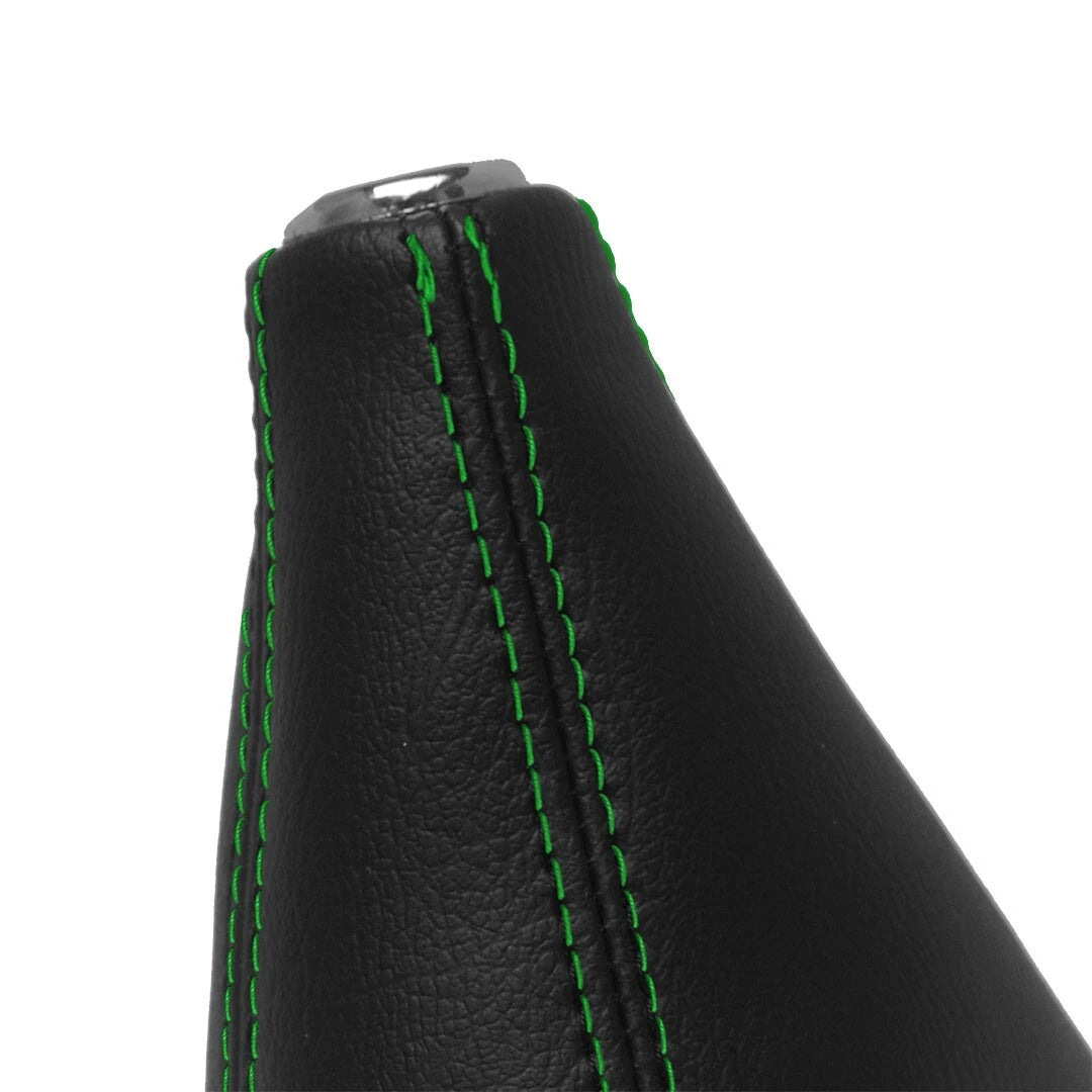 Manual Shift Boot for Honda CRX (1984–1987) Black Green Stitch