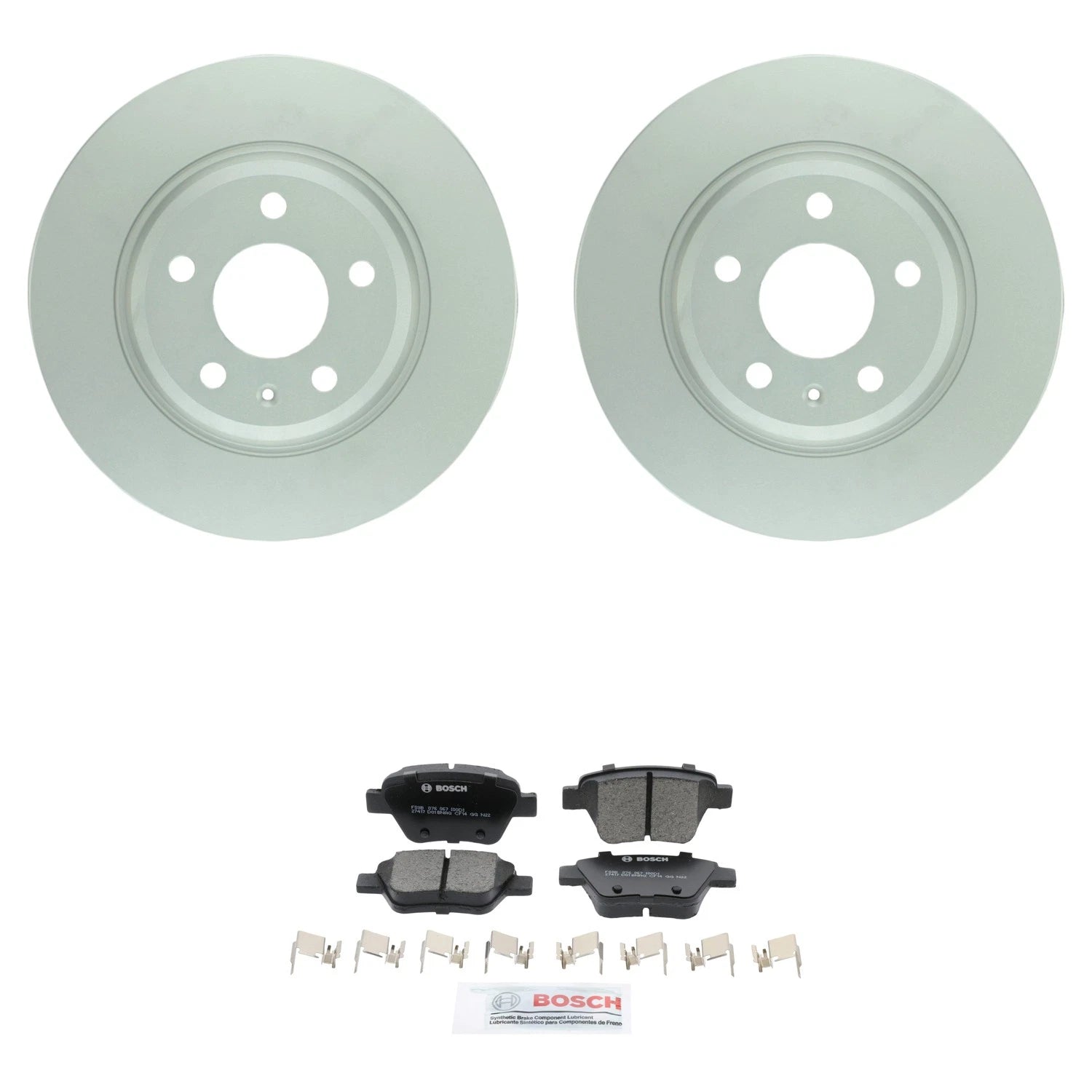 Bosch Quietcast Brake Pad Kit & Rotors for Audi A4 (2011)