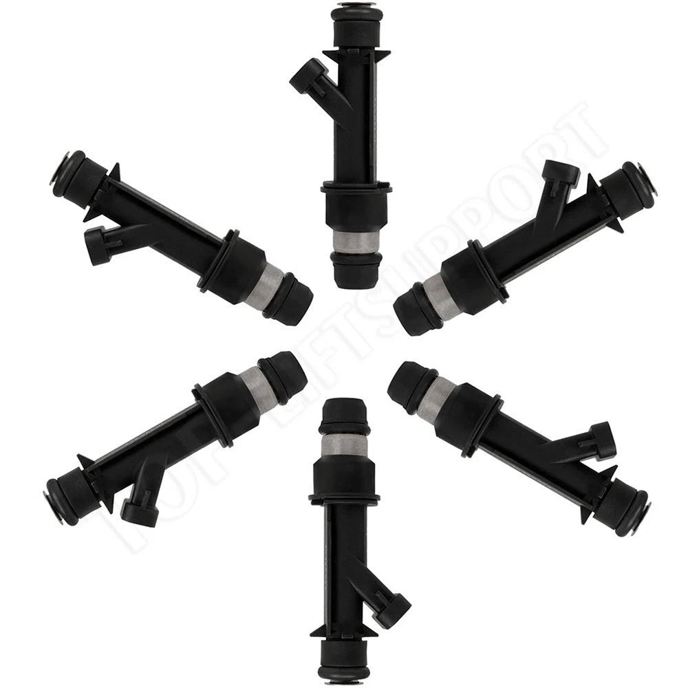 Set of 6 Fuel Injectors for Chevrolet Trailblazer GMC Envoy Isuzu Ascender