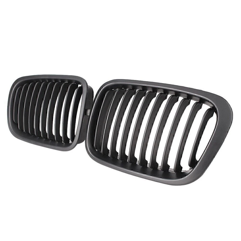 Front Grille Cover for BMW E46 320i 323i 330i (1998–2001) Matte Black
