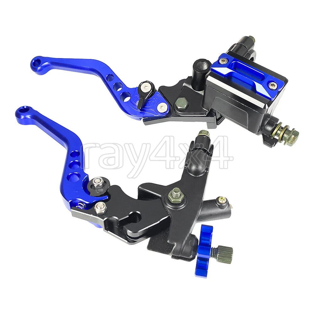Set of 2 CNC Brake Clutch Master Cylinder Levers for Universal Motorcycles