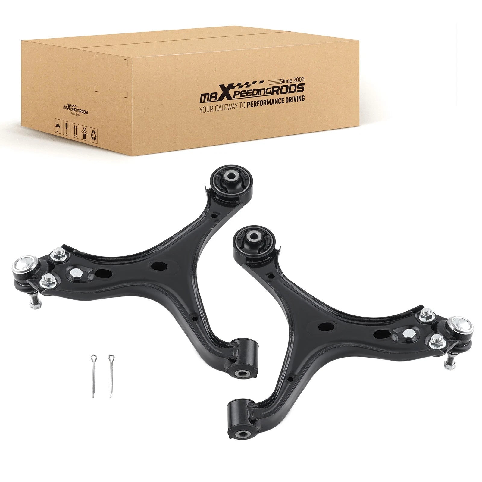 2pc Front Lower Control Arms w/ Ball Joint for Honda Civic Acura ILX (2012–2015)