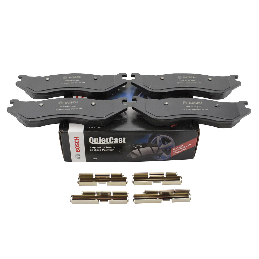 Bosch QuietCast Front Ceramic Brake Pads for Dodge Durango Ram 1500 (2002–2023)