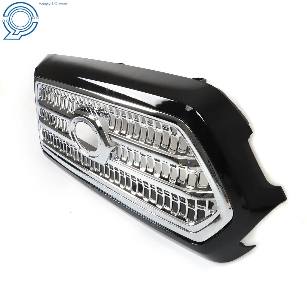 Front Bumper Upper Grille with Chrome Molding for Toyota Tacoma (2016-2017)