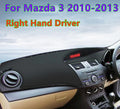 RHD Leather Car Dashboard Cover Dash Protector Pad Mat for Mazda 3 (2010–2013)