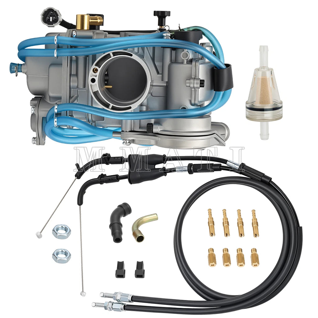 Carburetor & Throttle Cable for Kawasaki KX250F (2005) & Suzuki RMZ250 (2004–2006)