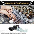 Crankshaft Position Sensor for Chevrolet Silverado 1500 (1999–2007) No. 12596851