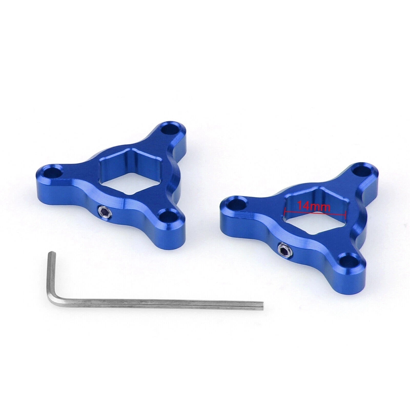 Fork Preload Adjusters for Suzuki GSX-R 1000 (2001–2023) 14mm Blue UE