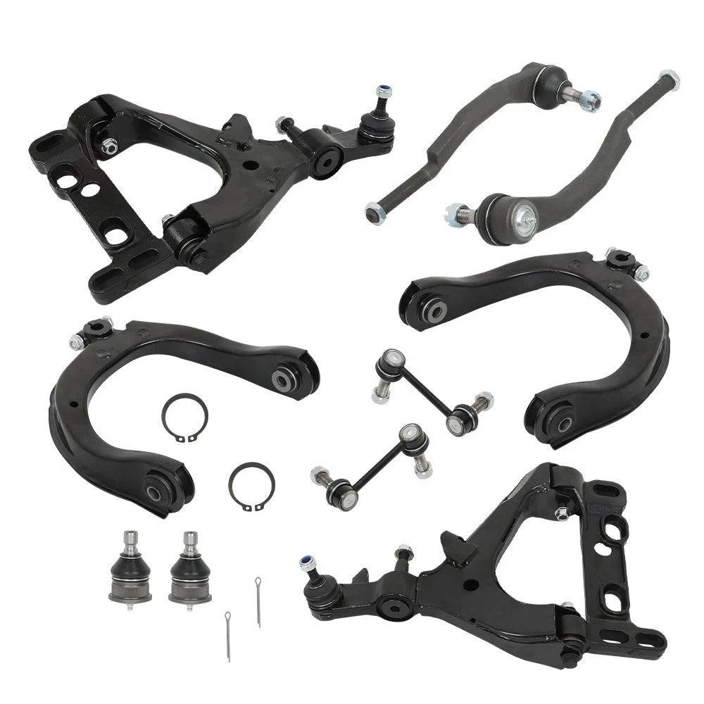 10pc Front Control Arms Suspension Kit for GMC Envoy Buick Rainier (2004–2007)