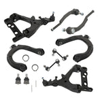 10pc Front Control Arms Suspension Kit for GMC Envoy Buick Rainier (2004–2007)