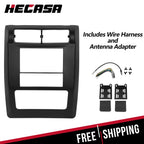 Double Din Dash Kit with Wiring Harness for Jeep Wrangler TJ (2003-2006)