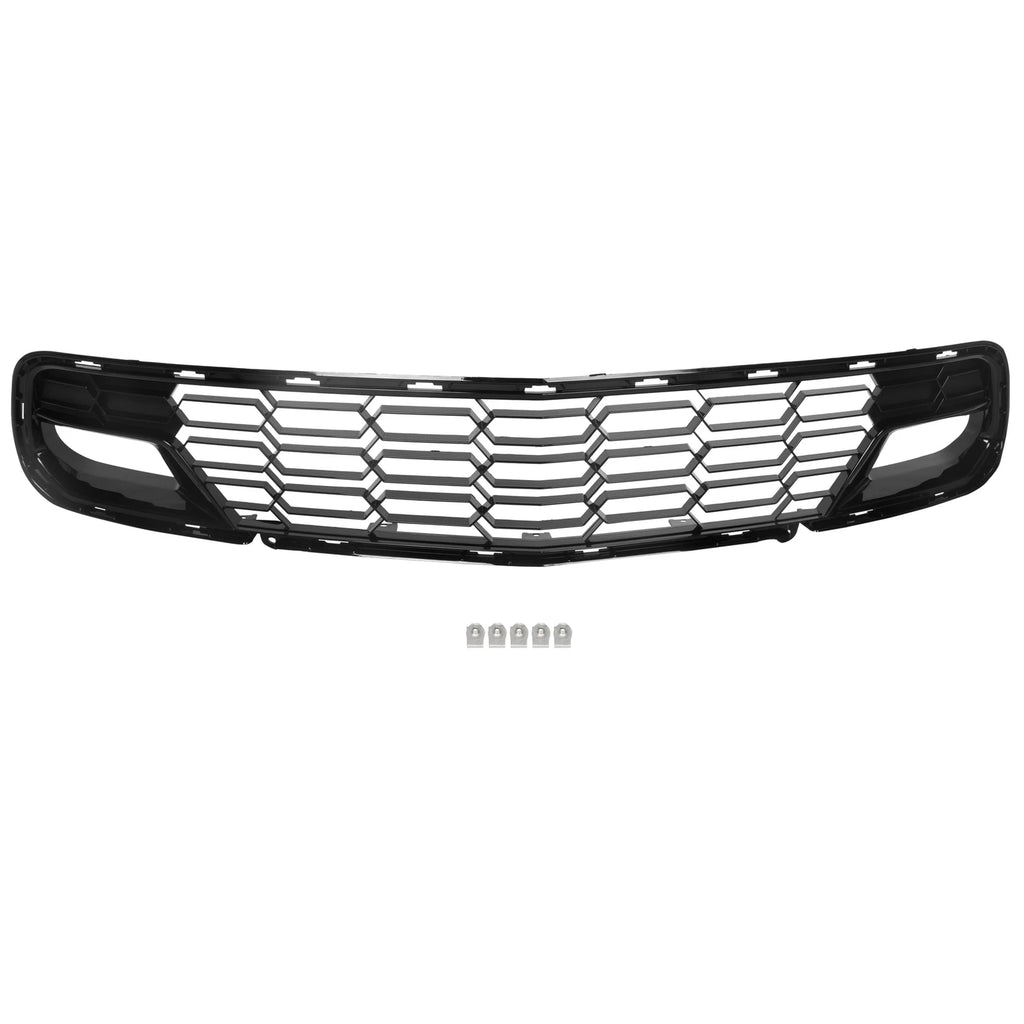 Glossy Black Front Bumper Grille for Corvette C7 (2014–2019)
