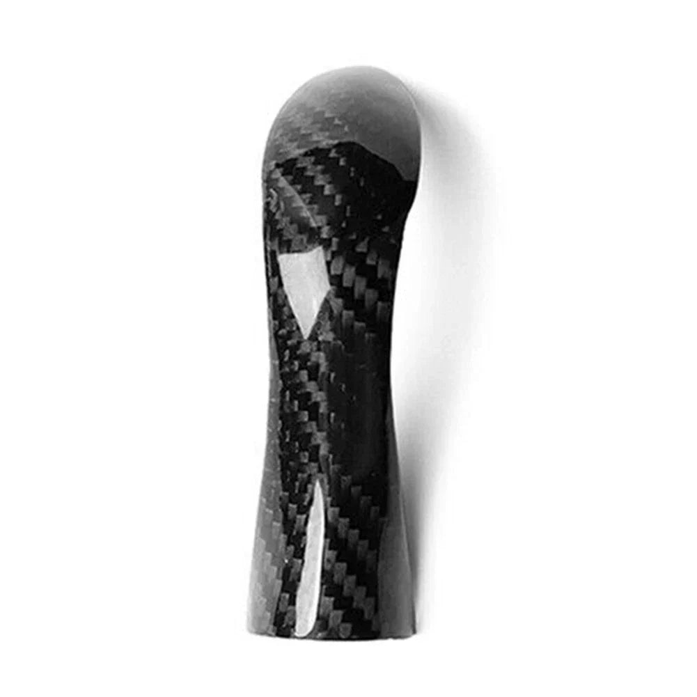 Black Carbon Fiber Car Shift Knob Cover for Infiniti Q50