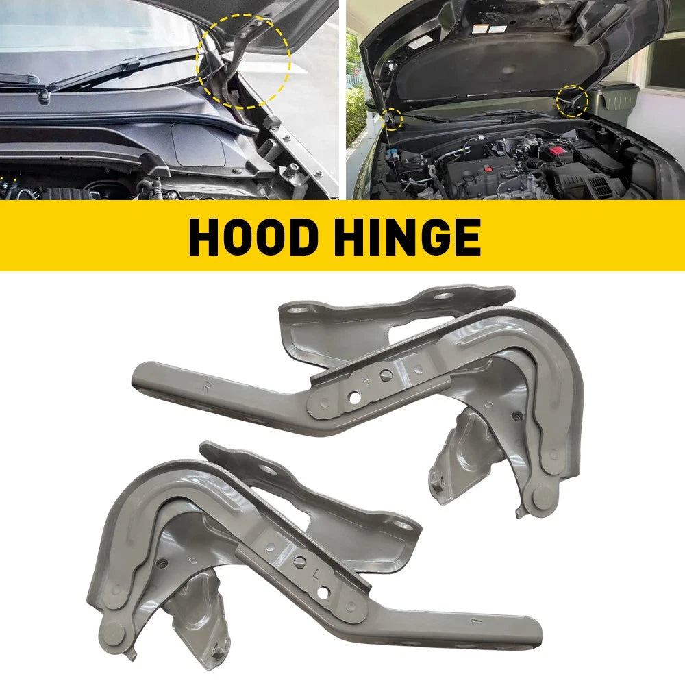Set of 2 Hood Hinges for Honda HR-V (2023–2024) Black