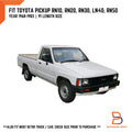 Glass Run Door Channel Rubber Seal for Toyota Hilux Ute (68-83)