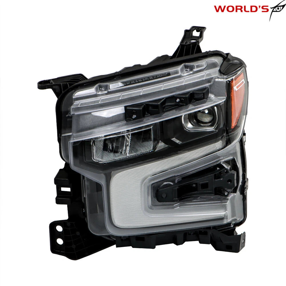 Black LED Headlight for Chevy Silverado 1500 ZR2 (2022–2024)