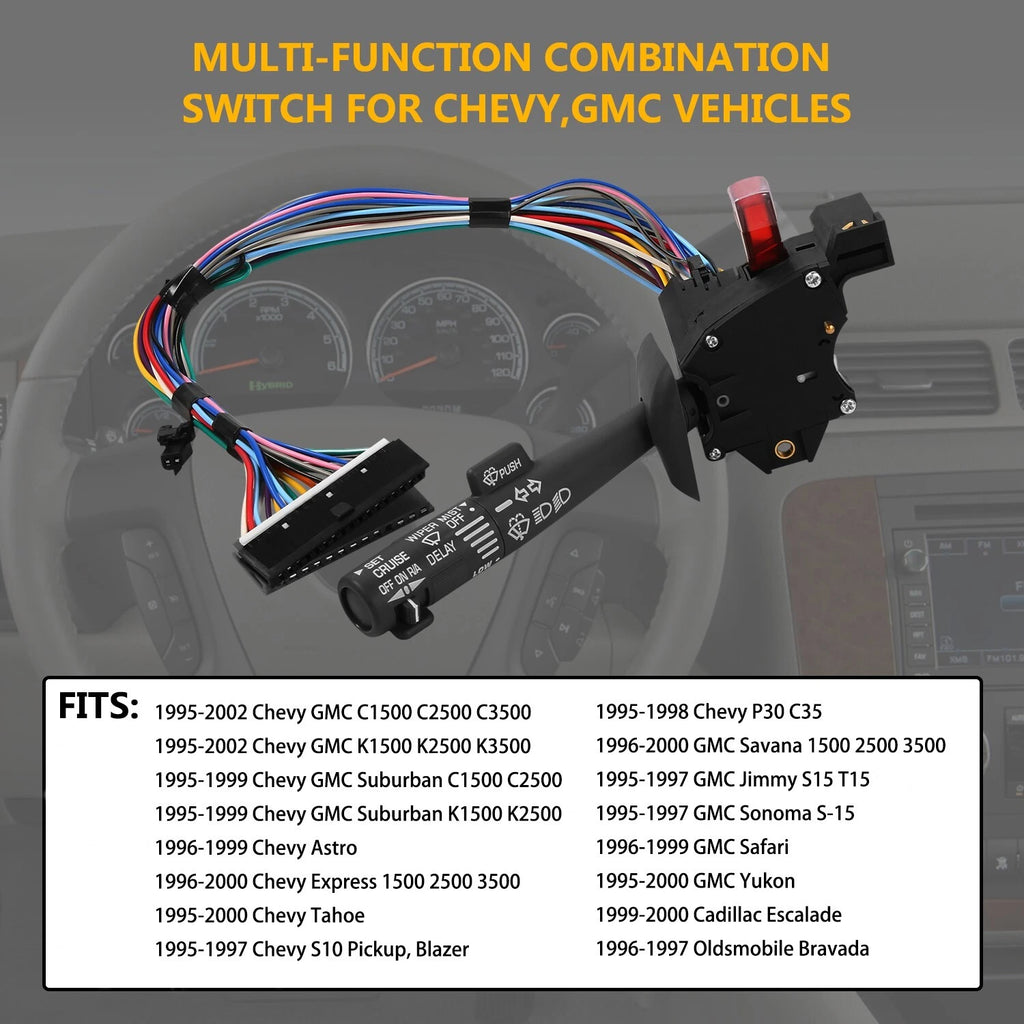 Turn Signal Switch for GMC Suburban C/K 1500 2500 (1992-1999)