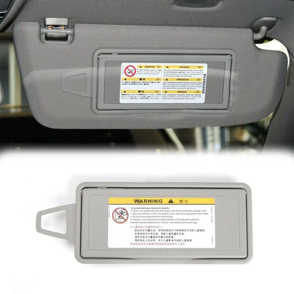 Sun Visor Mirror Frame Cover for Mercedes-Benz S-Class (1998-2005) Grey