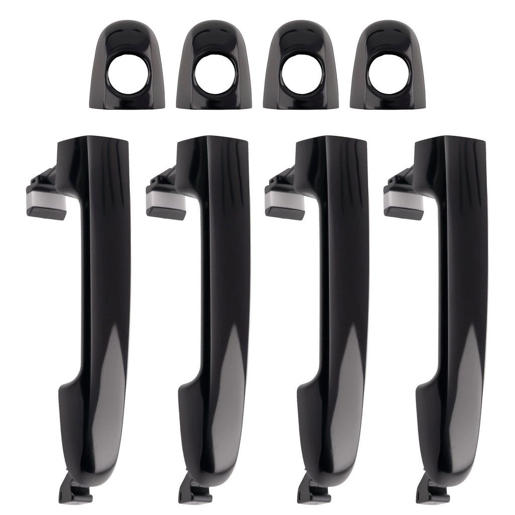 Black Door Handle Set for Hyundai Elantra (2006–2010)