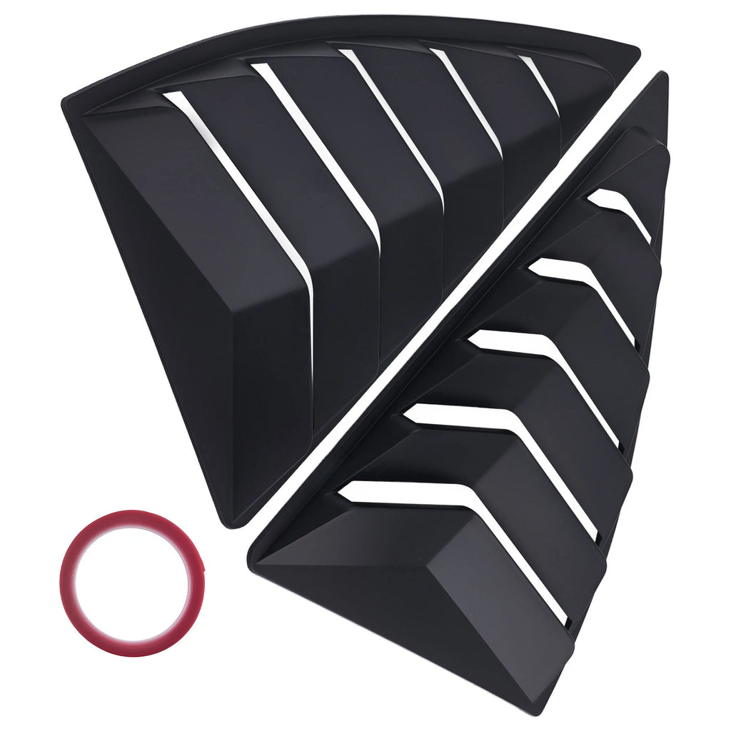 Quarter Window Louvers for Chevy Camaro (2010–2015) ABS Sun Shade Cover