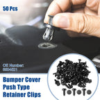 50pcs Bumper Cover Push Type Retainer Clips for Chrysler 200 (2011–2014) No. 6504521